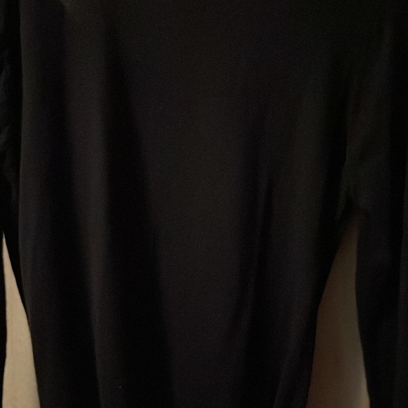 Cardigan with Built-in Tank, Black with gray cami, silver sequins - Picture 6 of 8
